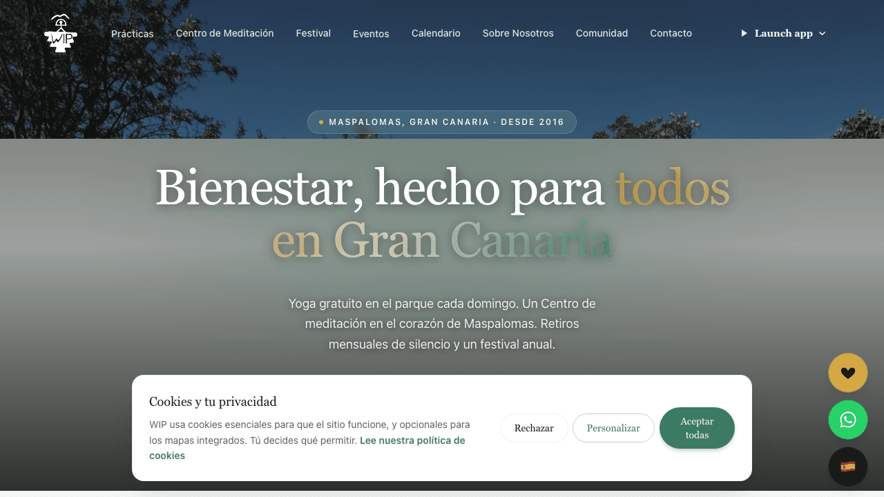 Walk in the Park — the wip.care website